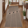 Tangsoo Rainbow Easy Jute Rug 2x6 Washable Runner for Hallways,Non-Slip Thin Farmhouse Carpet Modern Kitchen Indoor Outdoor Runner Door Mat for Porch Laundry Bedroom Living Room Entryway