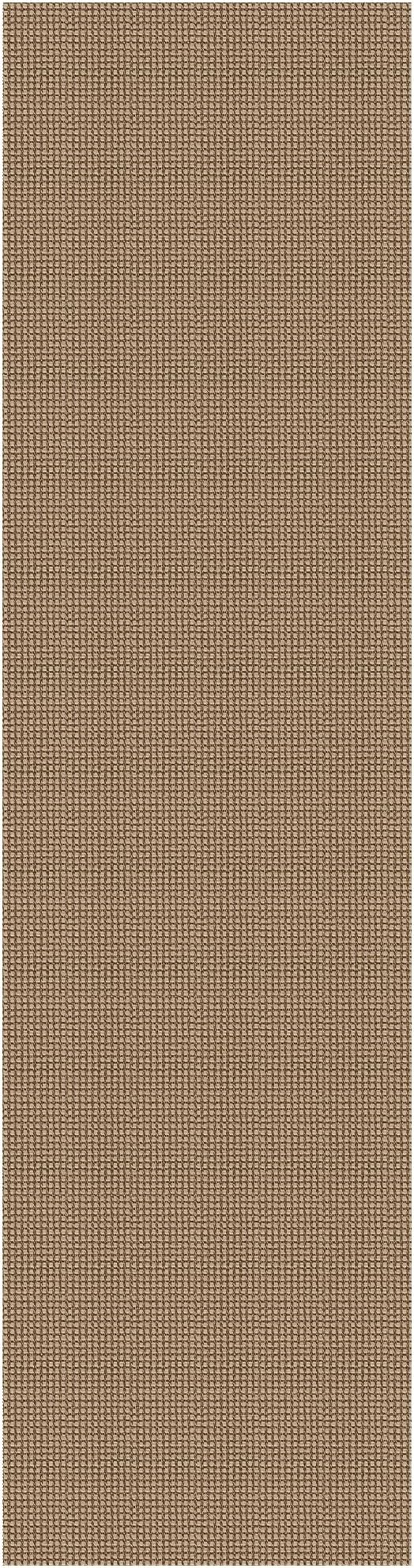 EARTHALL Woven Runner Rug 2.6x10 Ft Washable Runners for Hallways Long Non Slip Rubber Backed Kitchen Runner Braided Indoor Floor Carpet Runners for Entryway, Hallway, Kitchen, Orange/Tan/Brown