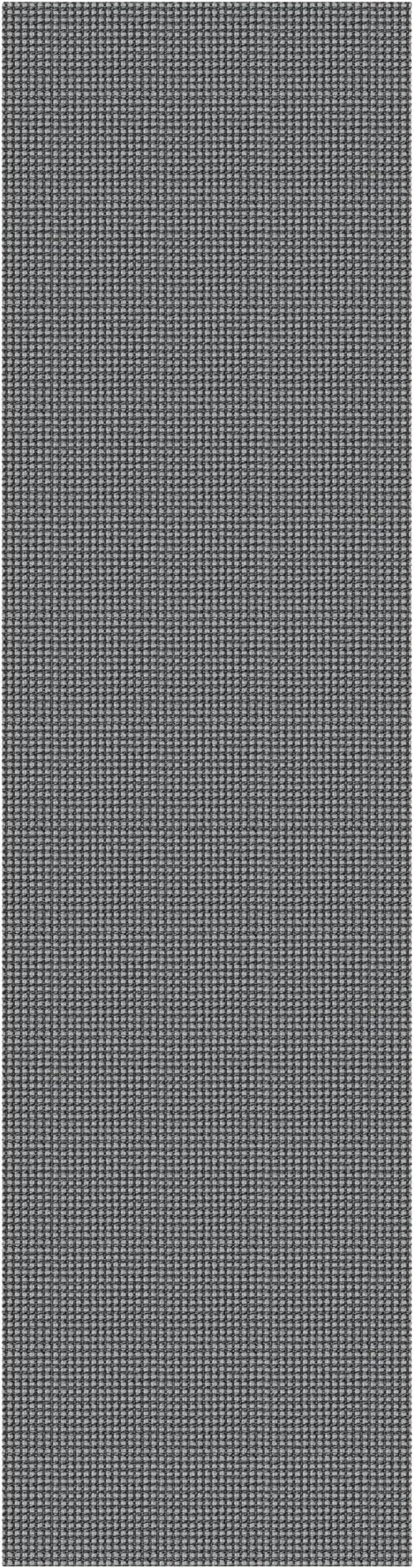 EARTHALL Runner Rug 3x18 Ft Washable Runners for Hallways Extra Long Woven Non Slip Entryway Runner Braided Kitchen Runner Indoor Outdoor Carpet Runners for Hotels, Officel, Stair, Dark Gray