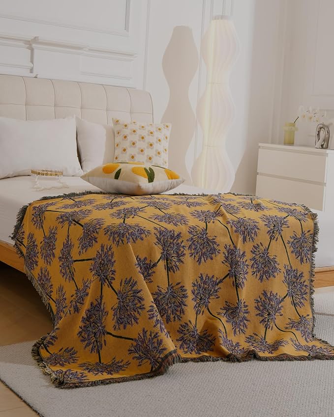 Erke Chair Recliner Cover Boho Throw Blanket Hippie Living Room Decor Wall Hanging Tapestry Outdoor Picnic Camping Rug Mattress Beach Towel Sofa Furniture Slipcover Bohemian 50”x70” The Agapanthus