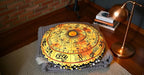 ICC 32 Inch Large Round seat Floor Cushion Chair Ottoman Cover Pouf Pillow Meditation Floor Cushions for Adults Seating pouffe Ottoman Throw Covers Craft Room Furniture for Sitting Cover