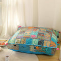 THE ART BOX 35" X 35" Large Boxed Shaped Premium Hypoallergenic Square Stuffer Best for Meditation Floor Pillow Cover, Mandala Ottoman Cushion, Dog Beds, Lounger, Pet Beds
