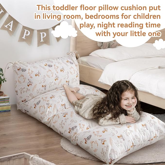 Cushion for Climbing Arch, Rocker Pillow for Toddlers Arch Climber, Floor Lounger Seats Pillow and Cover, Floor Pillow Toddler Nap Mat, Bed Floor Pillow for Kids Boys Girl Gift (Cushion for Rocker)