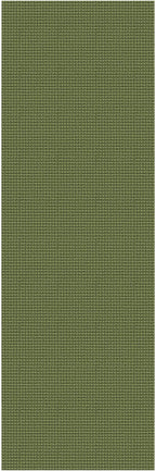 EARTHALL Woven Runner Rug 3x8 Ft Washable Runners for Hallways Wide Non Slip Rubber Backed Kitchen Runner Braided Indoor Floor Carpet for Entryway, Hallway, Kitchen, Bedroom, Green
