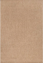 Washable Easy Jute Rug 6x9, Indoor Outdoor Rugs Natural Color Farmhouse Area Rugs for Living Room, Kitchen Rug High Traffic Area, Easy to Clean Solid Boho Woven Design Outside Carpet (6 X 9 Natural)