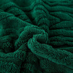 YUSOKI Queen Size Blanket Single Layer,Weight(4.4lb),370GMS-3D Stylish Design for Gift Home Decor (Forest Green,90"x90")