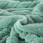 YUSOKI Twin XL Blanket Single Layer,Weight(3.1lb),370GMS-3D Stylish Design for Gift Home Decor (Light Green,65"x90")