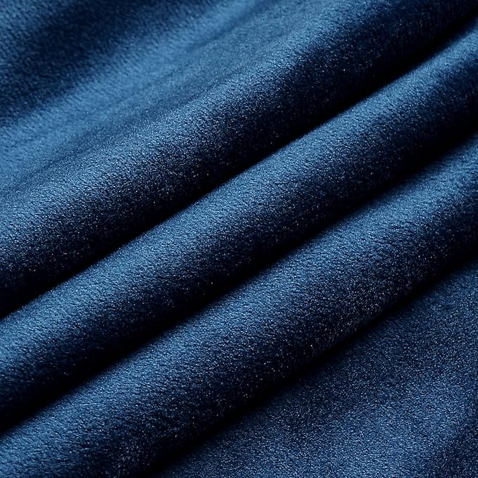 NiNi ALL Decorative Throw Pillow Covers Velvet 22x22 Inch Pack of 2 Dark Blue Cushion Covers Soft for Couch Sofa Bedroom Living Room Outdoor