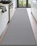 DEXI Kitchen Floor Mats Cushioned Anti Fatigue, 23x94, Large Long Standing Runner Rug Waterproof, Comfort Memory Foam Padded for Front Sink Laundry, Grey