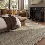10x12 Area Rugs for Living Room: Large Rugs Washable Stain Resistant Non Slip Distressed Vintage Rug Low Pile Faux Wool Soft Carpet for Bedroom Farmhouse Dining Room Nursery Kids Playroom