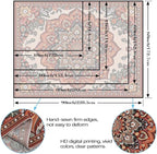 Accnicc Vintage Floral Mandala Tapestry Wall Hanging Boho Flower Tapestry Aesthetic Retro Bohemian Hippie Indian Cute Large Tapestries for Bedroom Living Room Dorm Decor 80 x 60 Inch