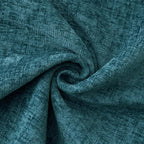 MIULEE Pack of 2 Couch Throw Pillow Covers 18x18 Inch Dark Teal Farmhouse Decorative Pillow Covers with Stitched Edge Soft Chenille Solid Dyed Spring Pillow Covers for Sofa Bed Living Room