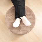 Asuprui Pouf Ottoman Foot Rest – Plush Round All-in-one Foam Stool for Cozy Lounging, Floor Pouf & Chic Decor (Coffee)