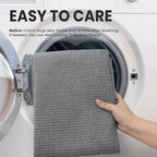 EARTHALL Washable Runner Rug 2.6x10 Ft Non Slip Runners for Hallways Cotton Rubber Backed Kitchen Runner Braided Indoor Floor Carpet Runners for Entryway, Hallway, Kitchen, Bedroom, Charcoal Gray