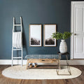 nuLOOM Oval 8x10 Rigo Jute Hand Woven Area Rug, Off White, Solid Farmhouse Design, Natural Fiber, For Bedroom, Living Room, Dining Room, Hallway, Office, Kitchen, Entryway