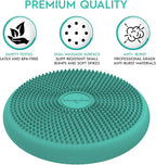 Bouncyband – Wiggle Seat – Green, 13” D – Large Sensory Cushion for Kids Ages 6-18+ – Promotes Active Learning, Improves Student Productivity, Includes Easy-Inflation Pump