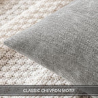 MIULEE Pack of 2 Light Grey Decorative Pillow Covers 18x18 Inch Soft Chenille Couch Throw Pillows Farmhouse Cushion Covers for Home Decor Sofa Bedroom Living Room