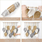 LOMOHOO Macrame Wall Hanging Leaves Boho Wall Decor Bohemian Handmade Woven Wall Art Decoration for Bedroom Living Room Apartment Dorm Gallery Perfect Handmade Gift Ideas 23.6" W x 30.7" L