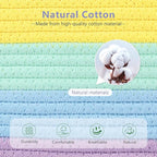 Cotton Rope Storage Basket, 15x10x9 Inches, Woven Basket for Shelves, Clothes, Towels, Books, and Laundry, Rainbow (1 Pack)