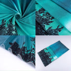 Atrippy Northern Lights Forest Wall Tapestry for Bedroom Living Room, Nature Starry Night Calming Aurora Borealis Wall Hanging, Winter Space Tapestry Ceiling Decor for Dorm Men 51"X60"