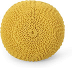Christopher Knight Home Pouf, Yellow