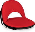 PICNIC TIME Oniva Portable Reclining Stadium Seat with Back Support, Folding Bleacher Chairs with Back and Cushion, Thick Padded Bench Seat and Armrest, Includes Six Backrest Positions