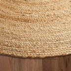 Chardin home Hand Woven Natural Jute Braided Area Rug – 3x5 Feet Oval | Vintage Boho Reversible Rug for Living Room, Bedroom, Dining Area, Entryway | Farmhouse Natural Fiber Floor Covering