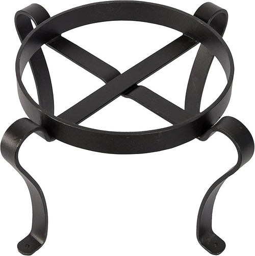 Achla Designs Patio Flower Pot Plant Stand, 8-in H Black