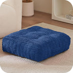 Floor Pillow Cushion for Adults, Meditation Cushion Pillow, Large Square Floor Sitting, for Tatami Living Room or Yoga, 22x22 Inch