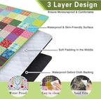 Extra Large Picnic Blankets Waterproof Foldable (60"x 80") Boho Beach Blanket Waterproof Sandproof,3-Layer Thicking Mat Outdoor Packable Camping Blanket