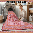 Boho Picnic Blankets 80''x 80'' Extra Large Beach Blanket Waterproof Sandproof Foldable Machine Washable Vintage Grass Lawn Park Mat for Family Camping Party Music Festival