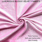 2 Pack 12x20 Pillow Cover Velvet Pillow Covers, Square Throw Pillow Covers for Living Room Decorations Throw Pillow Case, Throw Pillow Cover Cushion Cover for Sofa Bedroom Car, Pink Velvet