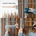 IOWER Macrame Wall Hanging Yarn Fiber Wall Art Beaded Tassel Home Decor for Bedroom Living Room 39" W x 45" L