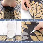HEBE Anti Fatigue Kitchen Rug Sets 2 Piece Non Slip Kitchen Mats for Floor Cushioned Kitchen Rugs and Mats Waterproof Comfort Standing Mat Runner for Kitchen,Home Office,Sink,Laundry