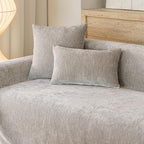 ROOMLIFE Sofa Cover, Boho Couch Cover for 3 Cushion Sofa, Non Slip Chenille Sofa Slipcovers for Dog, Washable Furniture Sofa Protector Cover with Tassel for Living Room, 71''X150”