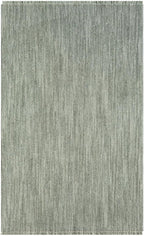 LUXE WEAVERS Solid Machine Woven Green 6x9 Area Rug, Indoor Stain-Resistant Carpet