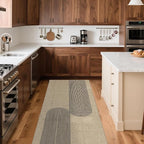 Easy Jute Rug 2.5x8: Indoor Outdoor Natural Boho Area Rugs for Hallway Patio Non Slip - Farmhouse Neutral Contemporary Carpet Mat for Entryway Kitchen Laundry Room Bedroom Washable