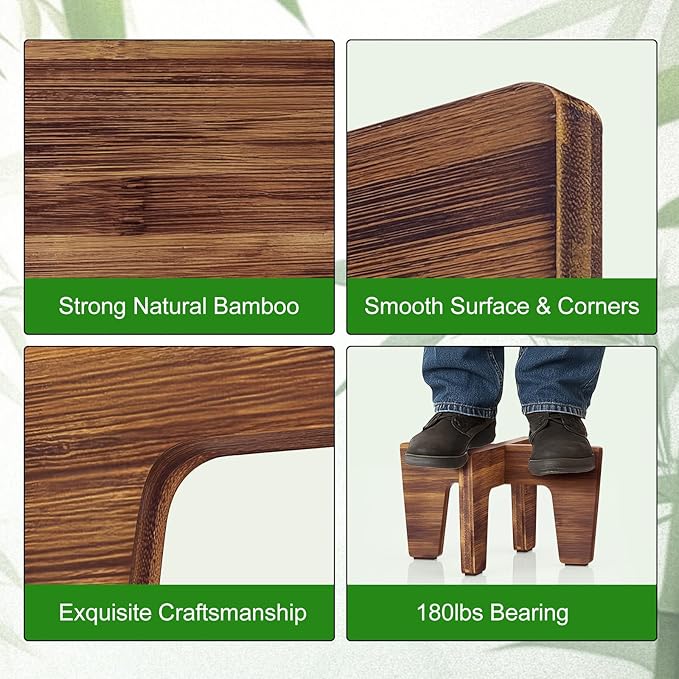 Plant Stand Indoor Outdoor, Plant Holder Sturdy Single Flower Pot Stand Planter Stand Stool Display Decorative for Desktop Counter Room (Natural 10")