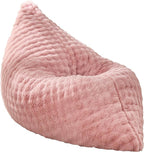 Hobestluk 3 in 1 Bean Bag Chair Giant Bean Bag Chairs for Adults with Bubble Cover Convertible Bean Bag Floor Cushion with Machine Washable Cover for Living Room (Bubble Pink)
