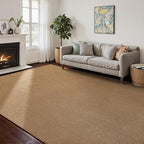 Washable Area Rug 4x6 Feet Brown Non Slip Living Room Kitchen Rugs Indoor Entryway Rug Floor Carpet for Dining Living Room Bedroom