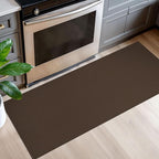 EARTHALL Woven Runner Rug 2x5 Ft Washable Runners for Hallways Cotton Non Slip Rubber Backed Kitchen Runner Braided Indoor Floor Carpet for Entryway, Hallway, Kitchen, Bedroom, Brown