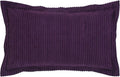Better Trends Jullian Collection is Super Soft and Light Weight in Bold Stripes Design 100% Cotton Tufted Unique Luxurious Machine Washable Tumble Dry, King Sham, Plum