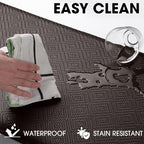 Mattitude Kitchen Mat Cushioned Anti-Fatigue Floor Mat Water Resistant Non-Slip Mats and Rugs Standing and Comfort Desk Mats for House Sink Office Laundry (Chocolate, 17.3"x60")