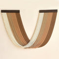 Achart Large Macrame Wall Hanging Dip Dyed Yarn Tapestry Ombre Yarn Gradient Color Macrame Wall Decor Macrame Tapestry Boho Decor for Bedroom Living Room Headboard Above Bed (Brown + Bead)