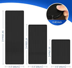 KitchenClouds Kitchen Mats for Floor,3PCS Kitchen Rugs,Non Slip Anti Fatigue Mats for Floor,Waterproof Kitchen Sink Mat,Cushioned Standing and Comfort Mats for Office,Black