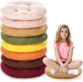 Fumete 8 Pcs 16 Inch Round Floor Cushions for Kids and Toddlers, Flexible Seating Classroom Furniture Floor Pillow for Home, Daycare, Preschool, Yoga and Meditation (Fall)