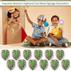 Tinideya 12 Pcs Kids Carpet Circle Seats for Class 16 Inch Round Classroom Rug Floor Cushions Soft First Day of School Educational Mat Non Slip Back to School Learning Playing Areas (Tropical Leaves)