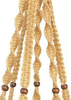 Plant Hanger Macrame Hemp Rope 6 Legs 51 Inches for Indoor Outdoor, Living Room, Kitchen, Deck, Patio, High and Low Ceiling with Size of 10-12 inches Without The Pot