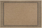 Easy Jute Rugs 2x3 Frame Natural Color Living Room Indoor Outdoor Door Mat for Patio and Kitchen Rug High Traffic Washable Easy to Clean Solid Boho Woven Design Carpet (2 x 3)