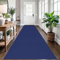 EARTHALL Runner Rug 3x12 Ft Washable Runners for Hallways Extra Long Woven Non Slip Entryway Runner Braided Kitchen Runner Indoor Outdoor Carpet Runners for Entryway, Hall, Foyers, Royal Blue/Navy
